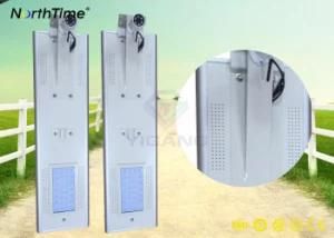 30W Solar Power All-in-One LED Street Lamp with 360 Camera