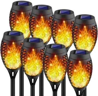 4pack/8pack/10pack Mini 12LEDs Solar Torch Light with Flickering Flame