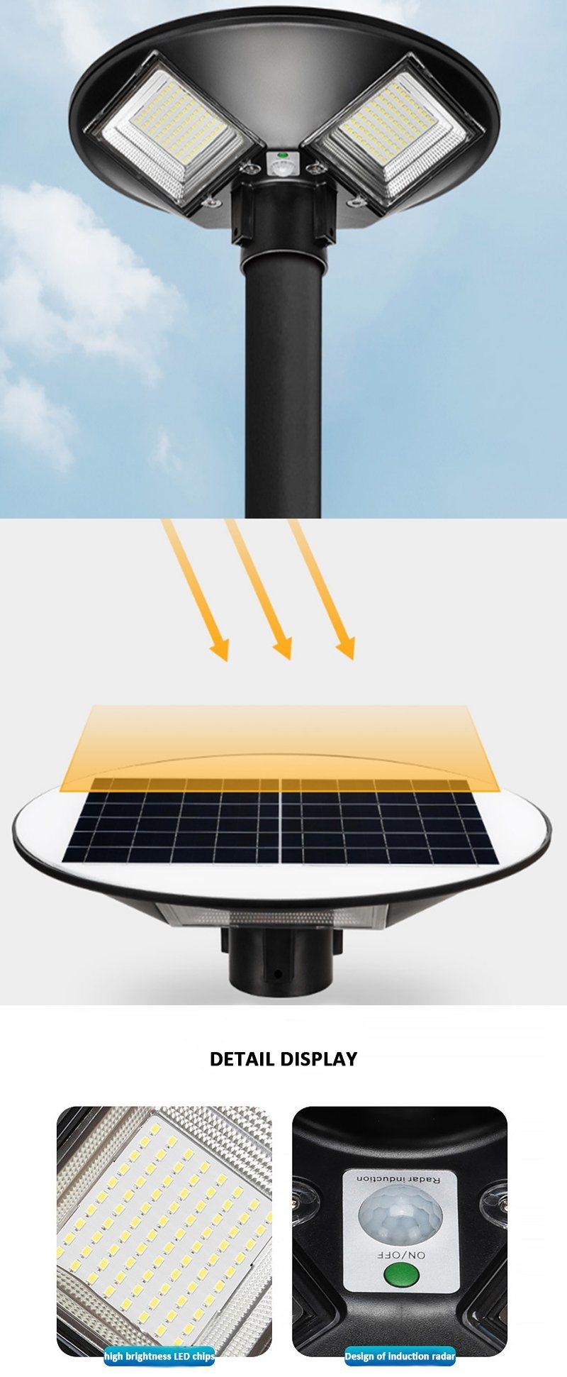 Outdoor IP65 All-in-One LED Yard Lighting Fixture for Garden LiFePO4 Battery Solar Street/Road/Highway Light