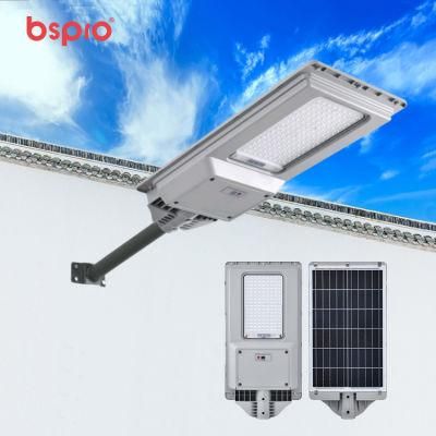 Bspro All in One Price List Outdoor Road IP65 Integrated Power Cell Panel LED Solar Street Light
