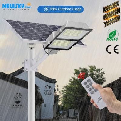 IP67 Waterproof 2in1 Rechargeable Lithium Batteries Security Wall Pole Solar Powered Motion Light