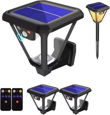 New Design 3000K&6000K Double CCT. Outdoor 100LED Wall Mounted Solar Lights for Garden Decorative