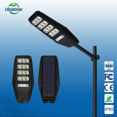 Ukisolar IP65 Outdoor Waterproof Time Light Control 200W Integrated All in One Solar LED Street Light