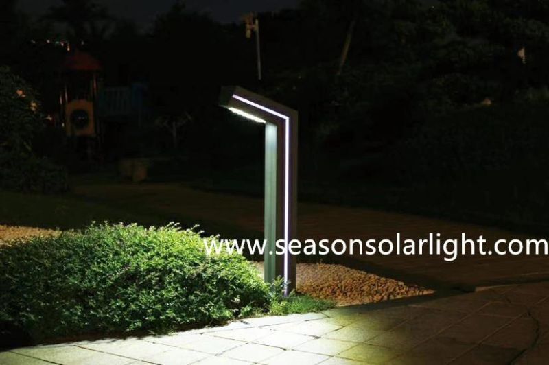 Alu. Outdoor Decoration Light 6W Garden Pathway Solar Light with Warm LED Light & LED Strip Lighting