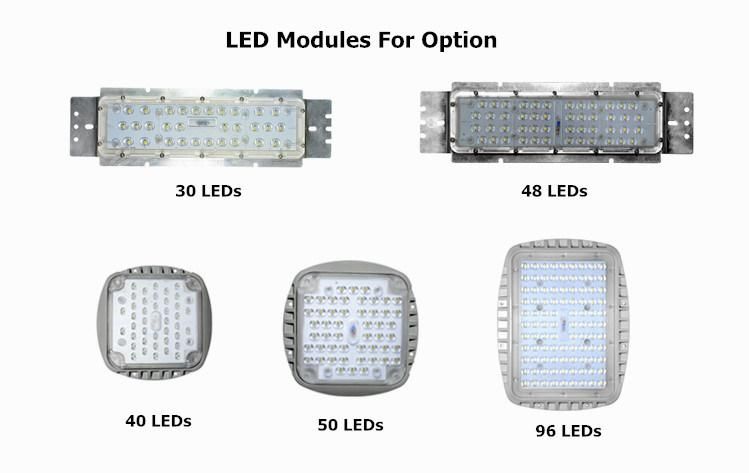 10W 15W Luminaire Solar LED Garden Wall Lamp with Remote Control