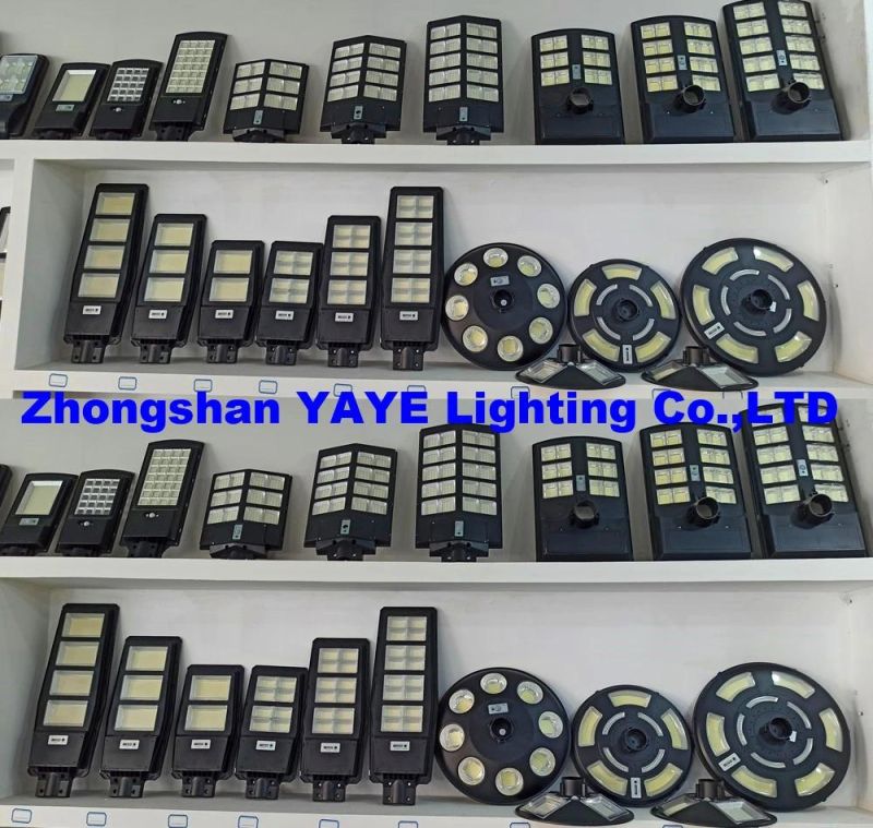 Yaye 2022 Hottest Sell Factory Price 200watt/100watt All in One Solar LED Street Road Wall Garden Light with Remote Controller/Radar Sensor 500PCS Stock
