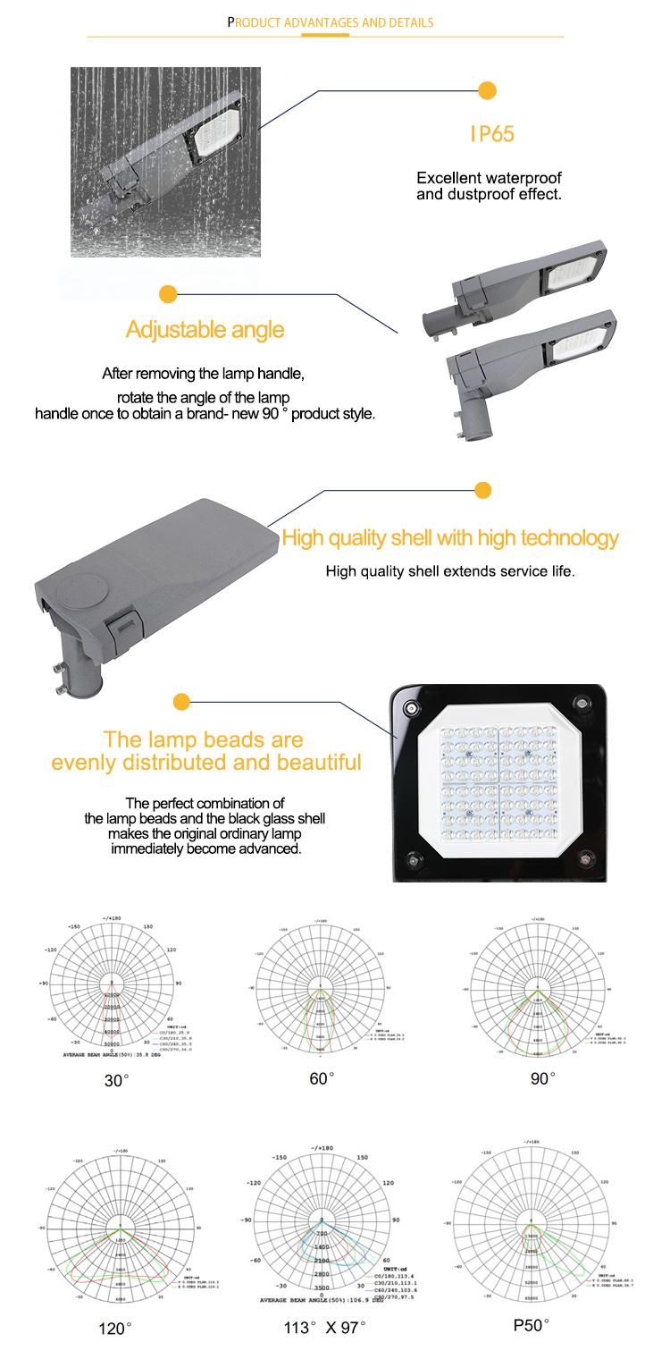 High Quality IP65 Waterproof Outdoor LED Street Light