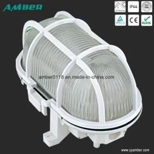 Oval Plastic Bulkhead Light with Glass Diffuser with Ce Approval