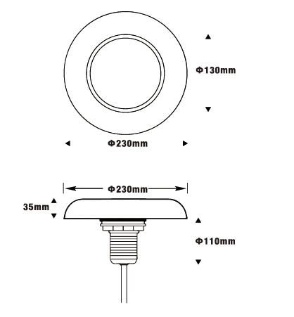 316ss 12watt IP68 Recessed LED Underwater Swimming Pool Lamp