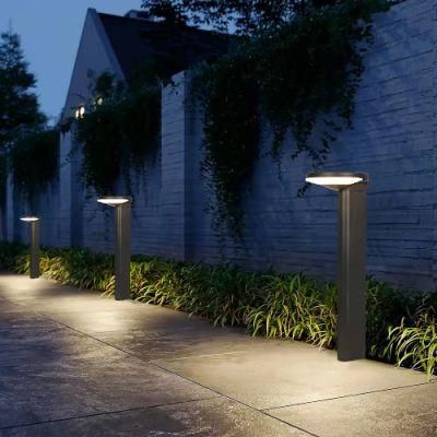 Modern Design Gate Post Pillar Lawn Pathway Decorative Outdoor Waterproof LED Solar Garden Light