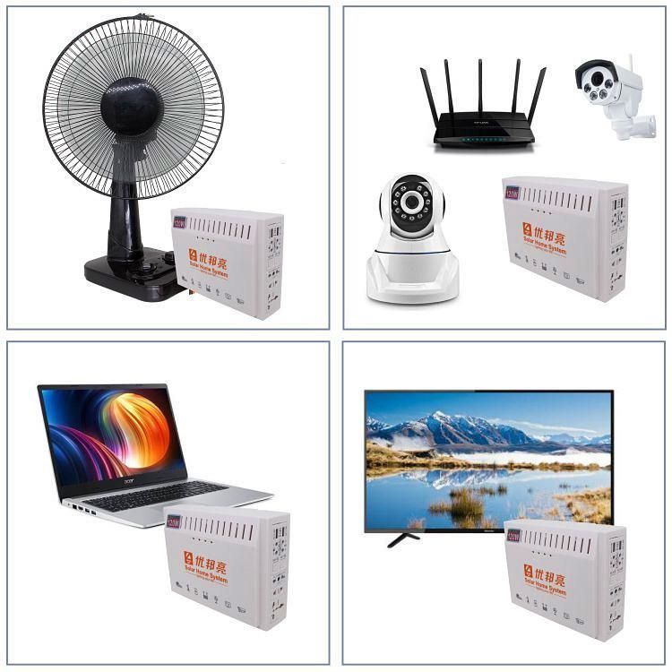 220 V120W High Power Muntifunction Solar Lighting System