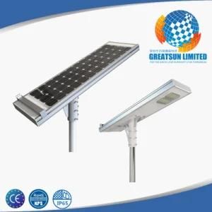 Robotic Automatic Cleaning 60W LED Solar Street Light