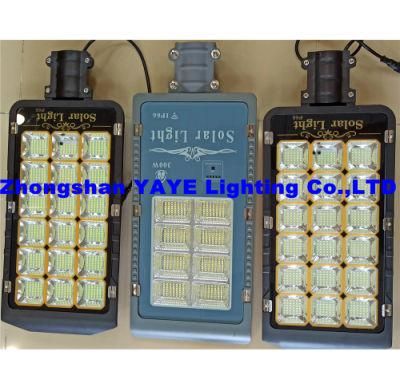 Yaye 18 Hot Sell Factory Price Outdoor 200W/300W LED Solar Street Garden Light with 2/3 Years Warranty