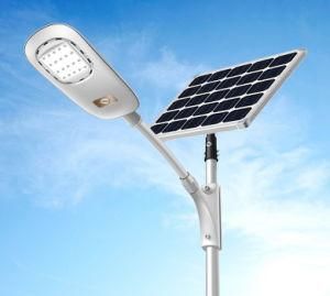 40W Lithium Battery Control System LED Solar Street Lamp for Outdoors