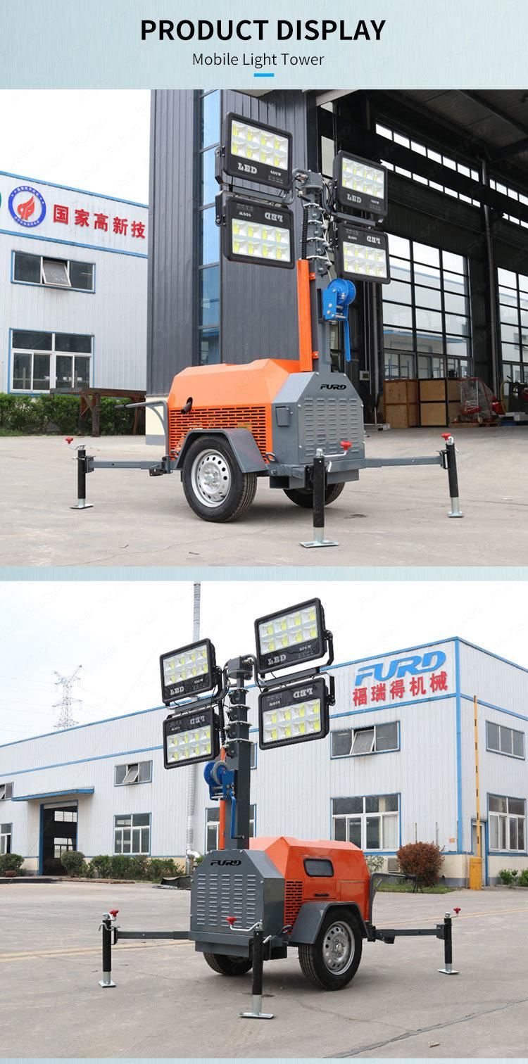 Eco Power Mobile Lighting Tower with LED