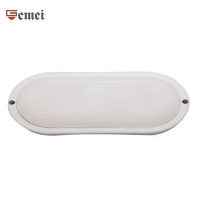 Outdoor Light IP65 Moisture-Proof Lamps LED Waterproof Bulkhead Light White Oval 20W with CE RoHS Certificate