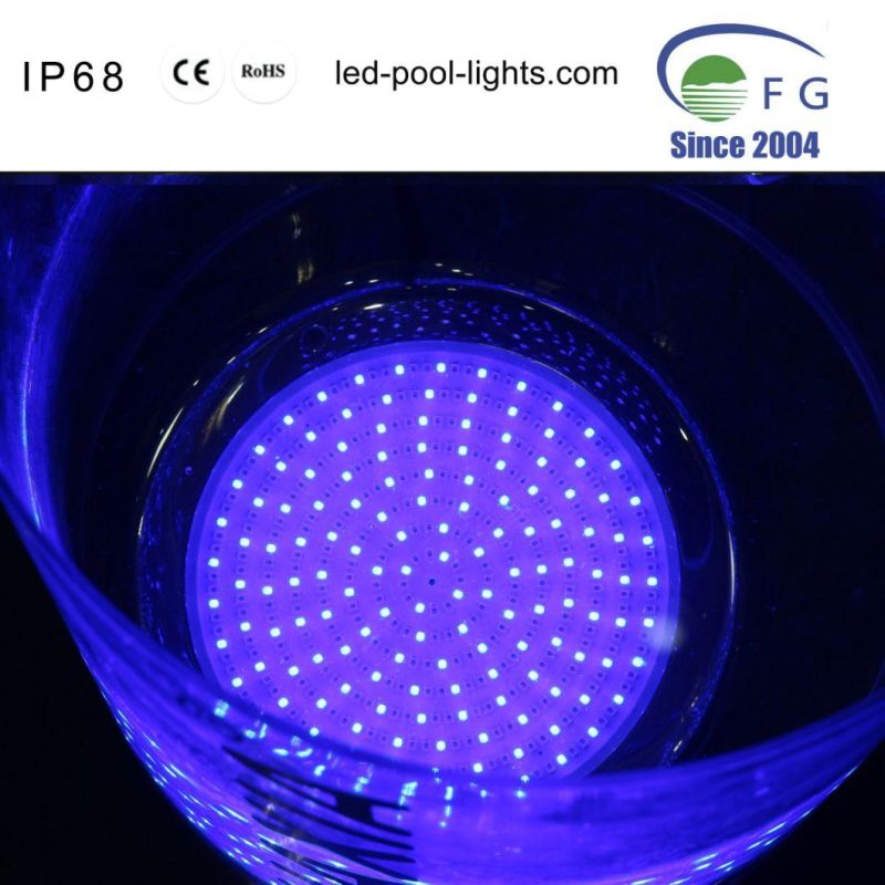 New All-in-One Resin Filled 316 Stainless Steel 6-35W RGB Swimming Pool LED Underwater Light