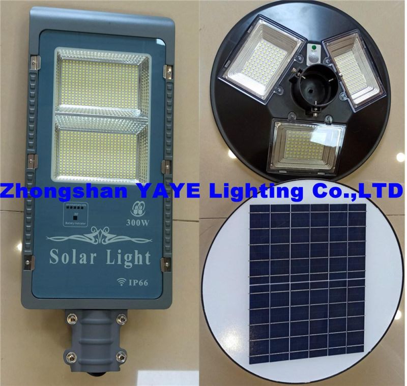 Yaye Hot Sell 120 Watt /300 Watt All in One Solar LED Street Light /Solar LED Garden Lights