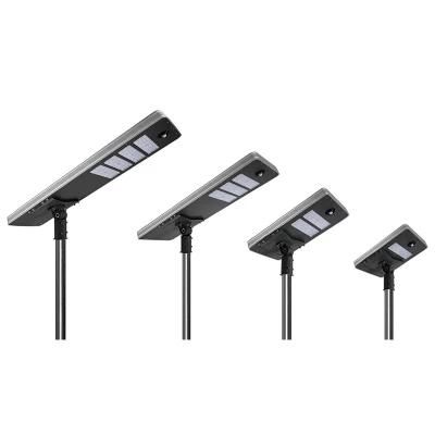 Die-Casting Aluminum Adjustable Angle All in One Solar Street Light Built in Lithium Battery 60W