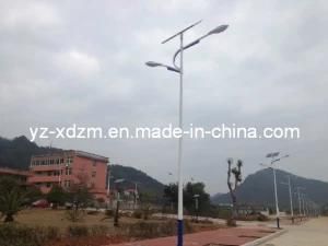 6m 40W LED Q235 Steel Double Arms Solar Street Lights