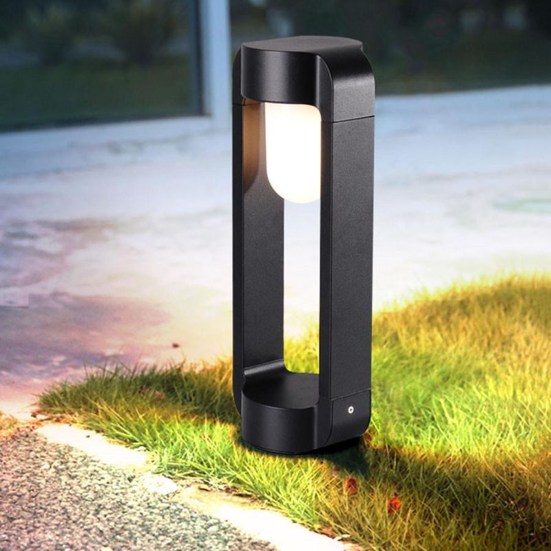 Waterproof Lawn Lamp Aluminum Modern Garden Landscape Pillar Light