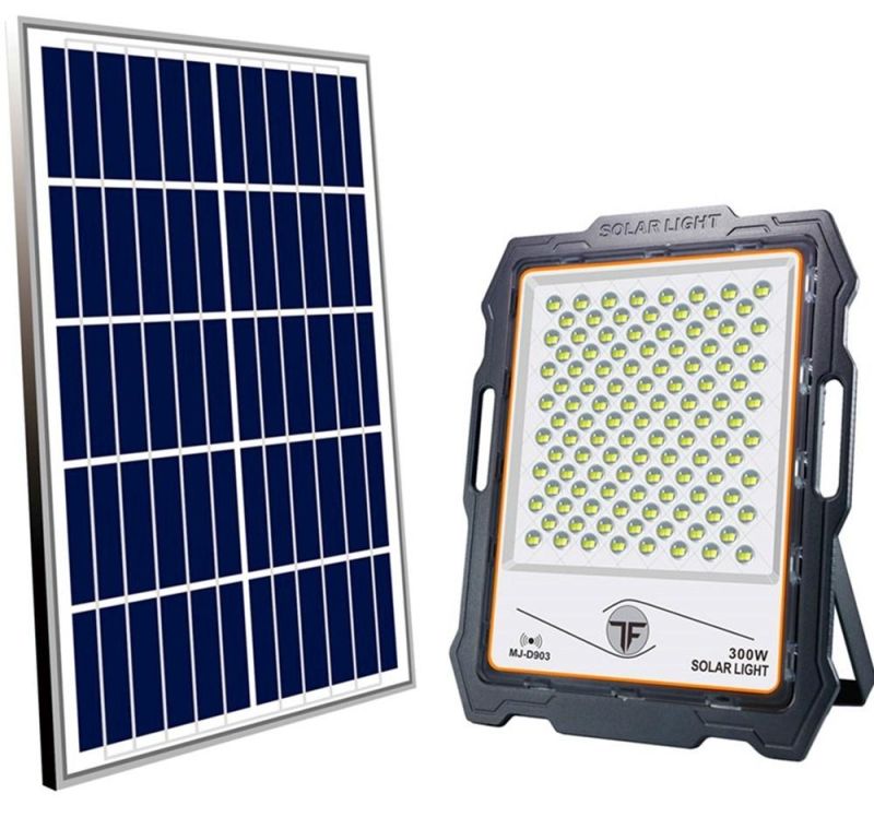 Yaye 2021 Hottest Sell Waterproof 100W/200W/300W/400W/600W Solar Wall Garden Flood Light with Radar Sensor & 1000PCS Stock Each Watt