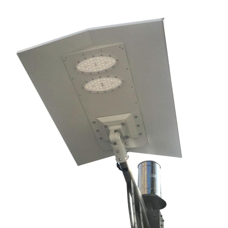 CCTV Monitoring Environmental Inspection 60W Smart Street Light with Pole