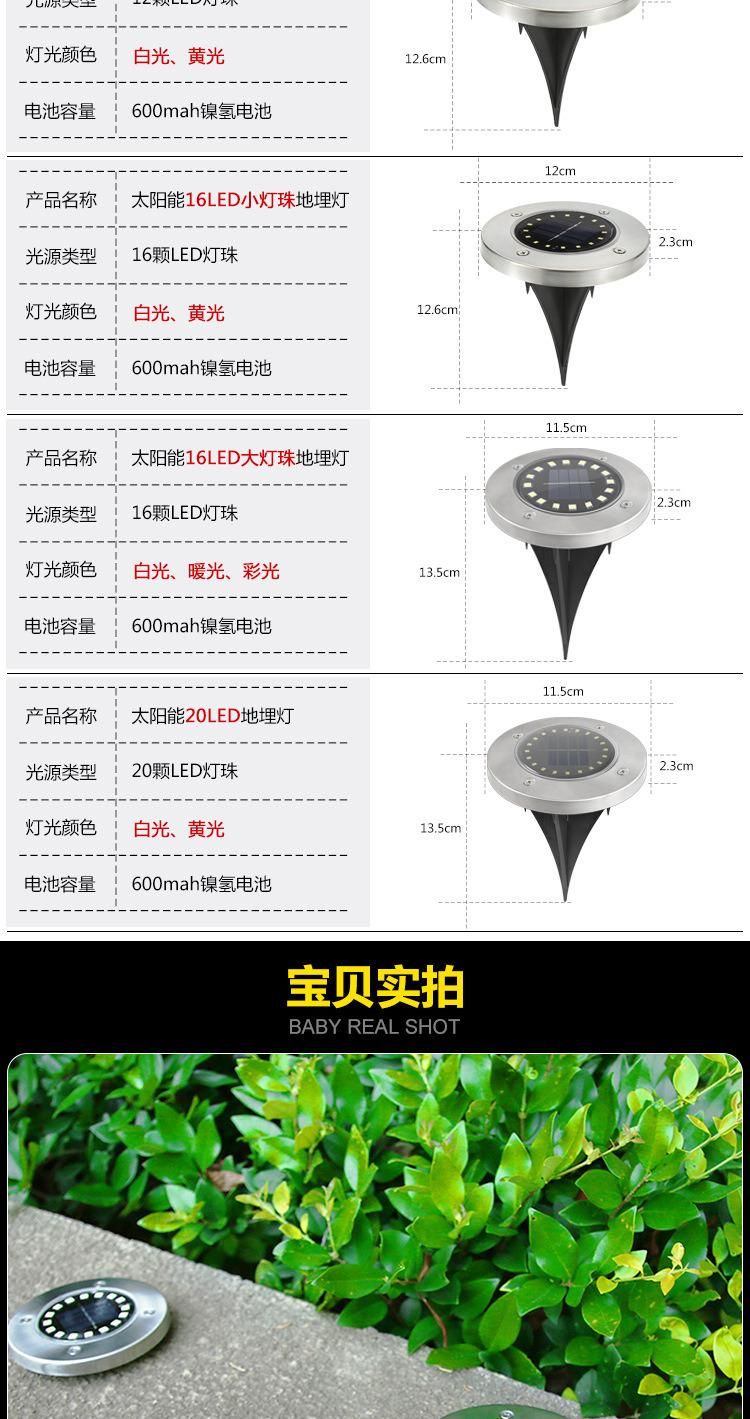 LED Solar Light Outdoor Waterproof Lighting Garden Decoration Solar Powered Wall Lamps