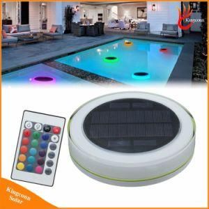 RGB Solar Swimming Pool LED Light Outdoor IP68 Solar Powered Floating LED Decoration Water Light for Garden Party Wedding