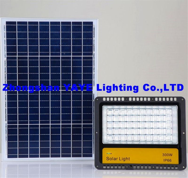 Yaye 2021 Hot Sell Factory Price 300W Outdoor Solar Powered Flood Garden Lawn Lighting with Motion Sensor