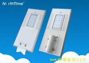 18W High Quality Solar Panel, Controller, Battery LED Street Light