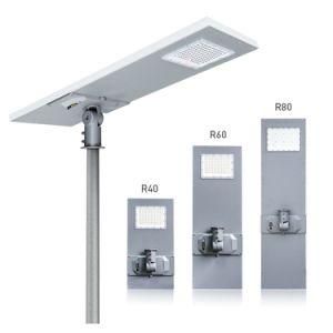 Aluminum High Quality Outdoor IP65 Waterproof Road Lighting 50W 100W 150W 200W Integrated All in One Solar LED Street Light