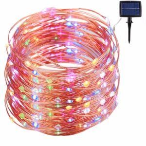 Festival 100 LED Solar Copper String Light Decoration Light for Garden Landscape Lamp