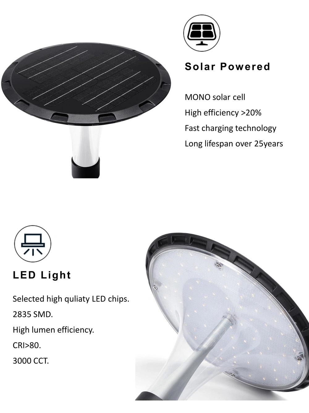 Exclusive Design All in One Solar Lawn Light for Garden Pathway Landscaping