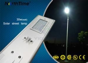 30 W Solar Powered Street Light All in One LED Oudoor Lighting Fixture