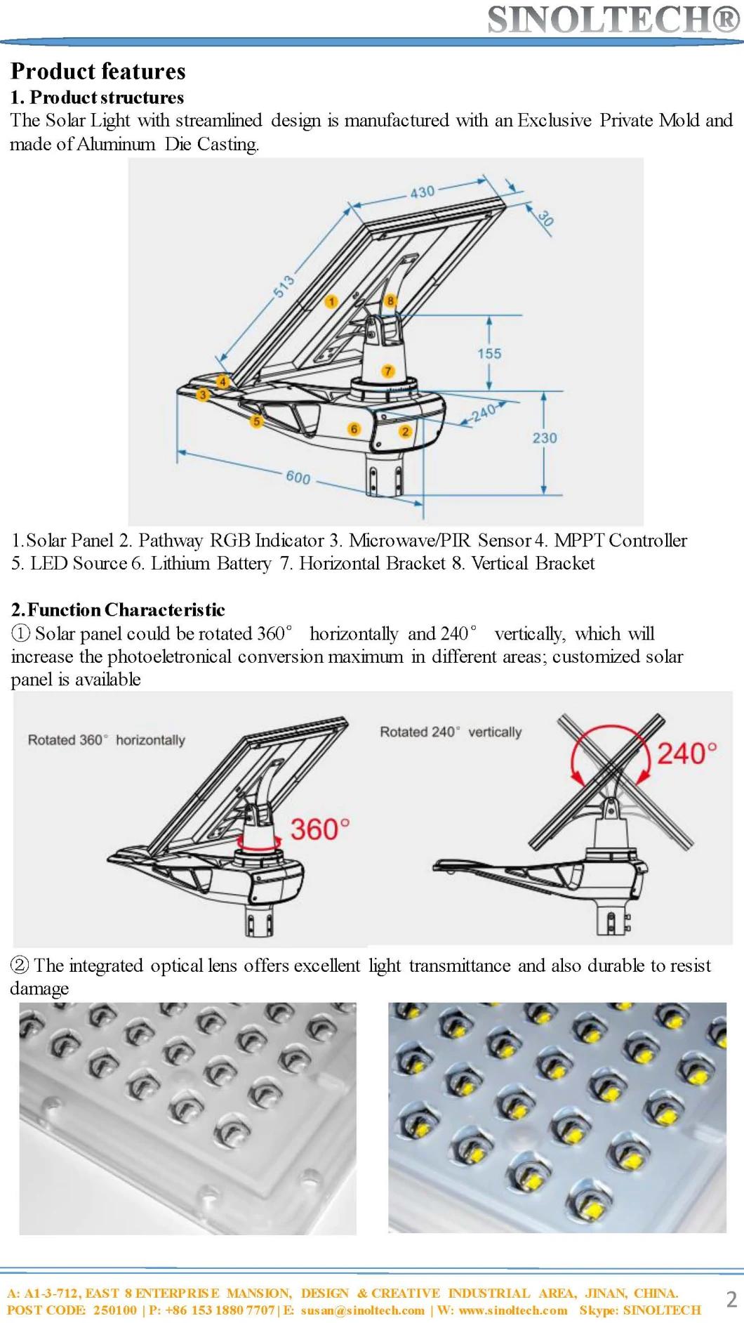 20W G03 Elite Split Solar Powered Light (G03-20W)