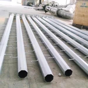 Hot DIP Galvanized Steel Pole Manufacturer Outdoor Lamp Post Factory Street Light Poles