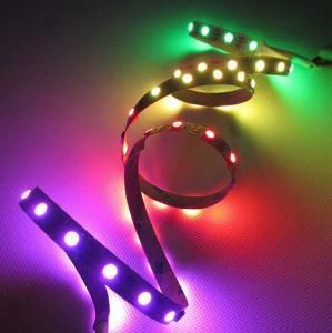 DMX RGB LED Strip Light 5050 SMD RGB LED Strip Ws2811, Addressable DMX RGB LED Strip 48 LED/M Full Color Changing