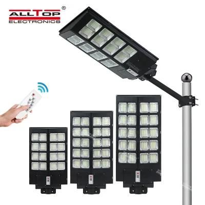 Alltop China Direct Sales SMD 6000K IP65 Rainproof 300W 400W 500W All in One Outdoor Solar LED Street Light