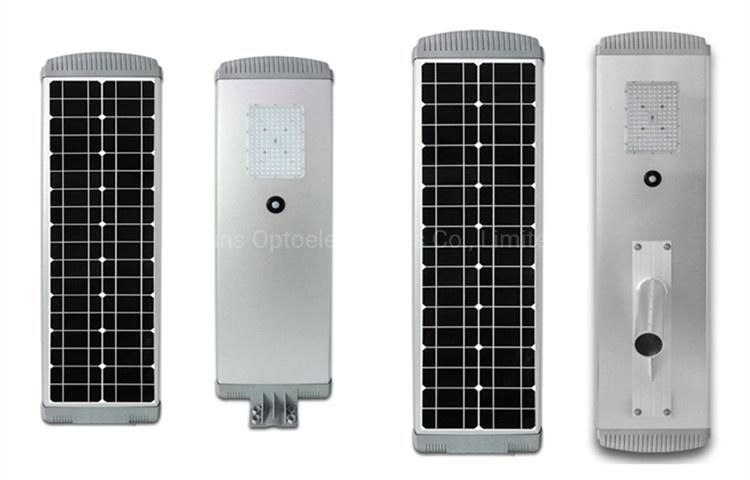 50W All in One Solar LED Street Light with Solar Panel