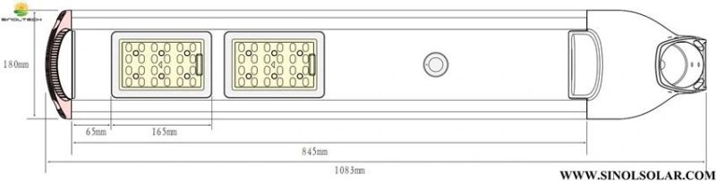 20W LED Integrated Solar LED Street Lighting for Highway and Pathway (INL-20W)