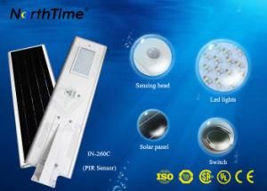 6000K All in One Bridgelux LED Solar Outdoor Lighting Street Lamps Garden Lights