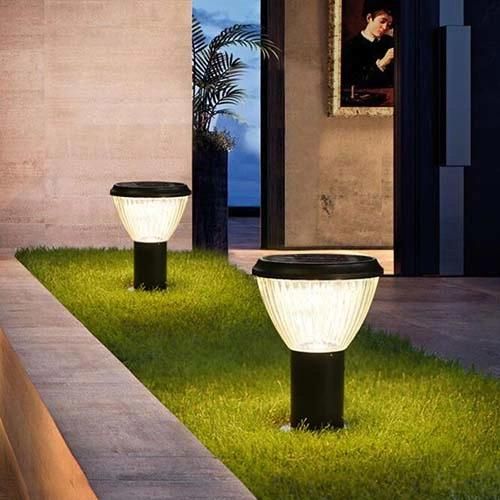 3W Lithium Battery Solar Lawn Lamp Outdoor Garden Light