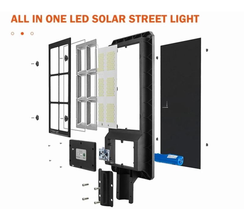 Outdoor LED Solar Street Light Solar Power LED Lighting 100W 200W 300W
