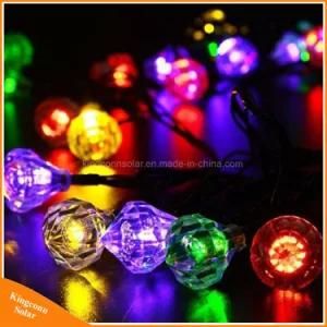 50LED Diamond Shape Solar Powered String Lights for Garden Party