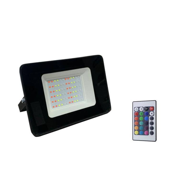 RGB Color Changing LED Flood Light 10W, Waterproof Outdoor Lamp RGBW Projector LED Flood Lamp