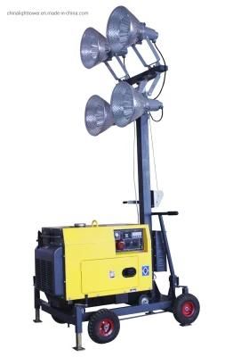 5kVA Portable Diesel Mobile Lighting Tower Generator for Sale