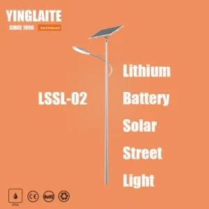 Good Performance 8m Pole 100W Lithium Battery Solar LED Street Light