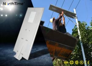 All-in-One Design High Brightness Solar Powered Smart LED Street Lamp