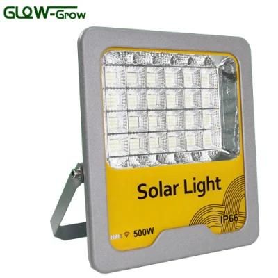 500W IP66 Waterproof Easily Installation Solar LED Flood Light for Road Use